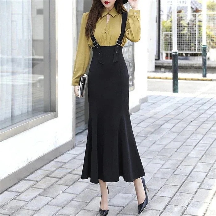 ジャンパースカート サロペット ジャンスカ キャミワンピース レディース ワンピース マーメイドスカ 5,017円