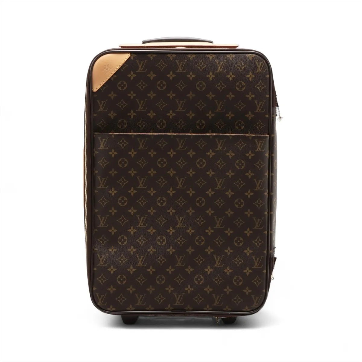 極美品 モノグラム ペガス55 M23294 レザー×コーティングキャンバス スーツケース キャリーケース バッグ 出張 旅行 トランク メンズ レディース MMM CN50-8 中古