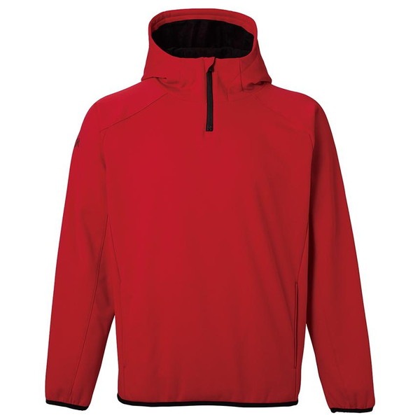 Rawlings ローリングス ブロックフリースフードハーフジップトップ AOS15F21-RD