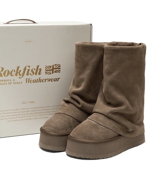 ROCKFISH WEATHERWEAR公式 ミドルブーツ MAXI FOLDED BOOTS MIDDLE(10inch) 3 colors