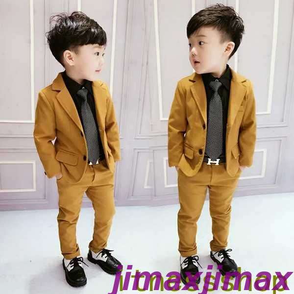 激安セール新生活 子供スーツセット [ジャケットズボン]子供スーツ ベビー 男の子 スーツキッズ 90cm 100cm 110cm 120cm 130cm 140cm