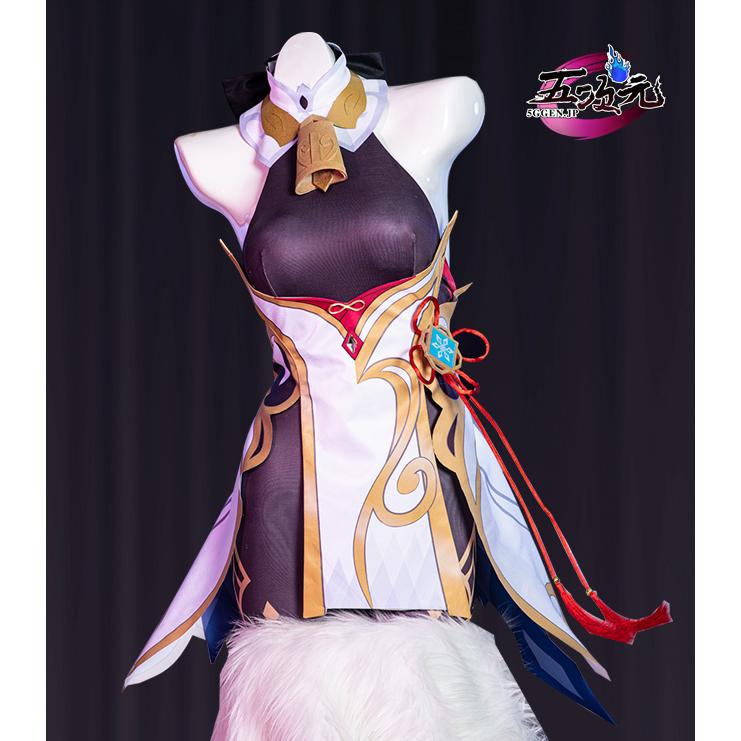 【品質良い 大好評中】漫骨　原神　コスプレ　甘雨　衣装　ウィッグ　靴　追加可能