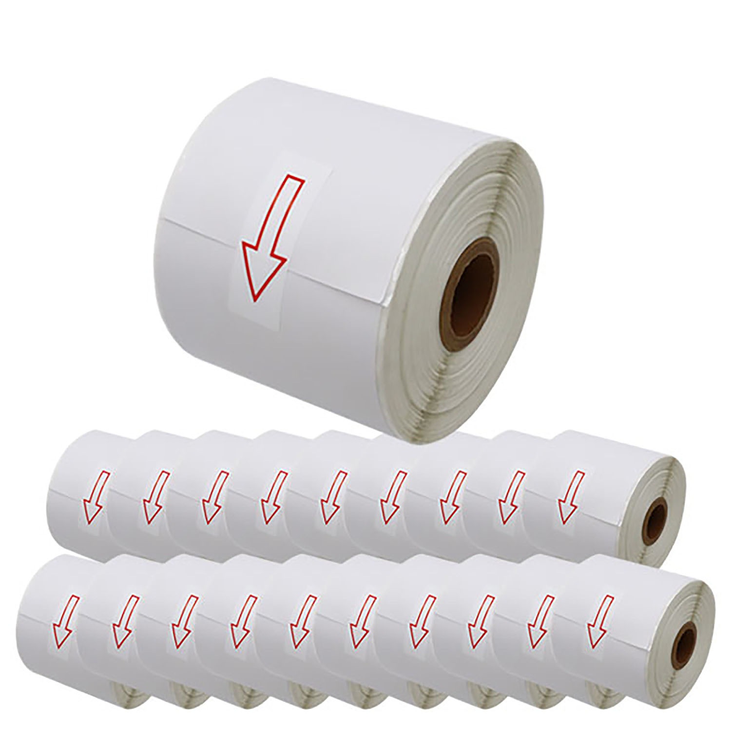 ブラザー用 RDロール 長尺紙テープ (感熱紙) RD-S07J2 互換品 76mm×44m 20個セット