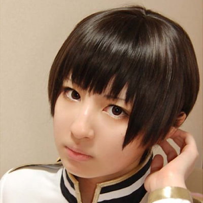 Qoo10] ヘタリア 本田菊 風 コスプレウィッグ : ホビー・コスプレ
