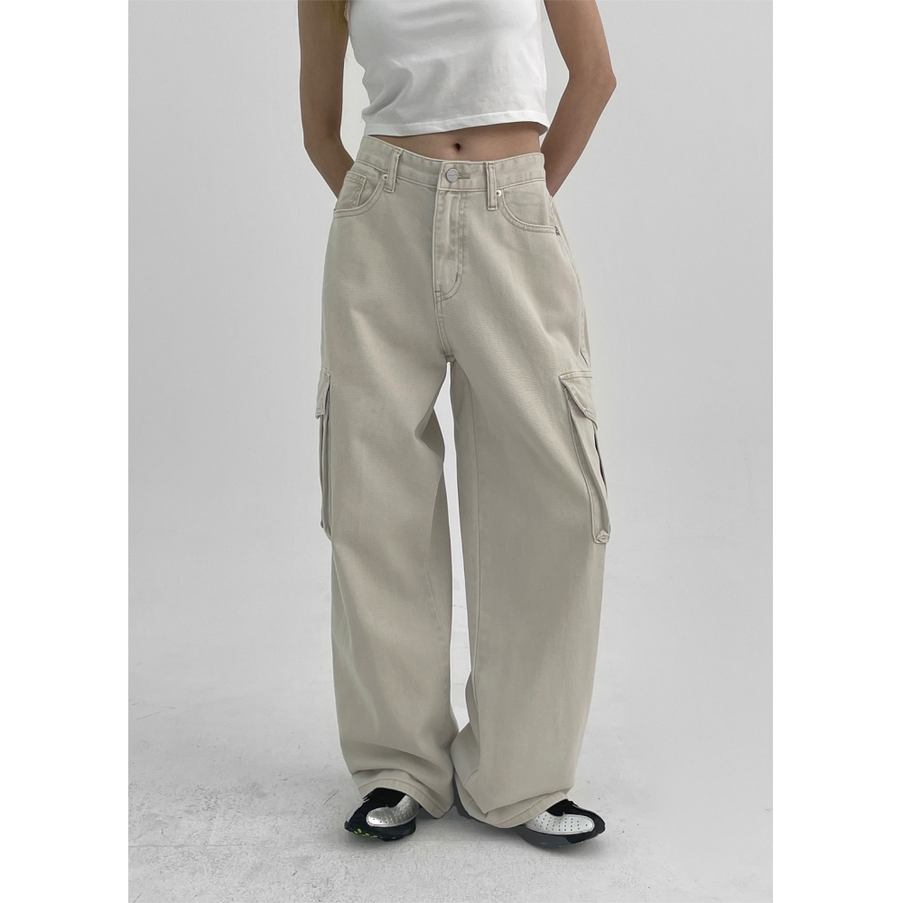 ブラックアップ [MADE] メイクアップダイングカゴコットンパンツ