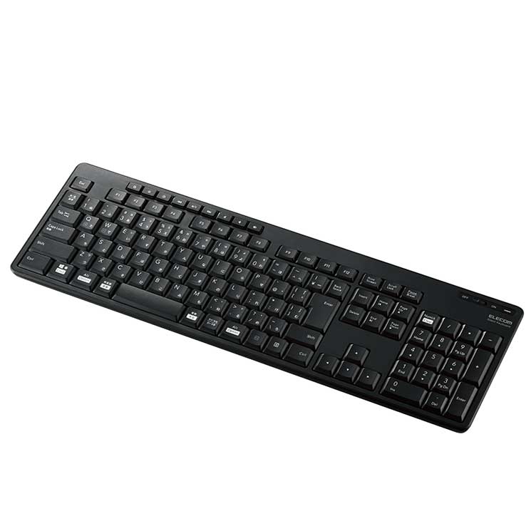 キーボード ワイヤレス 静音 抗菌 ブラック TK-FDM116SKTBK 4,740円