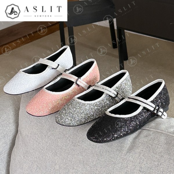 キラキラ メリージェーン レディース フラットシューズ 春 短靴 1cm フラットシューズ 7,344円
