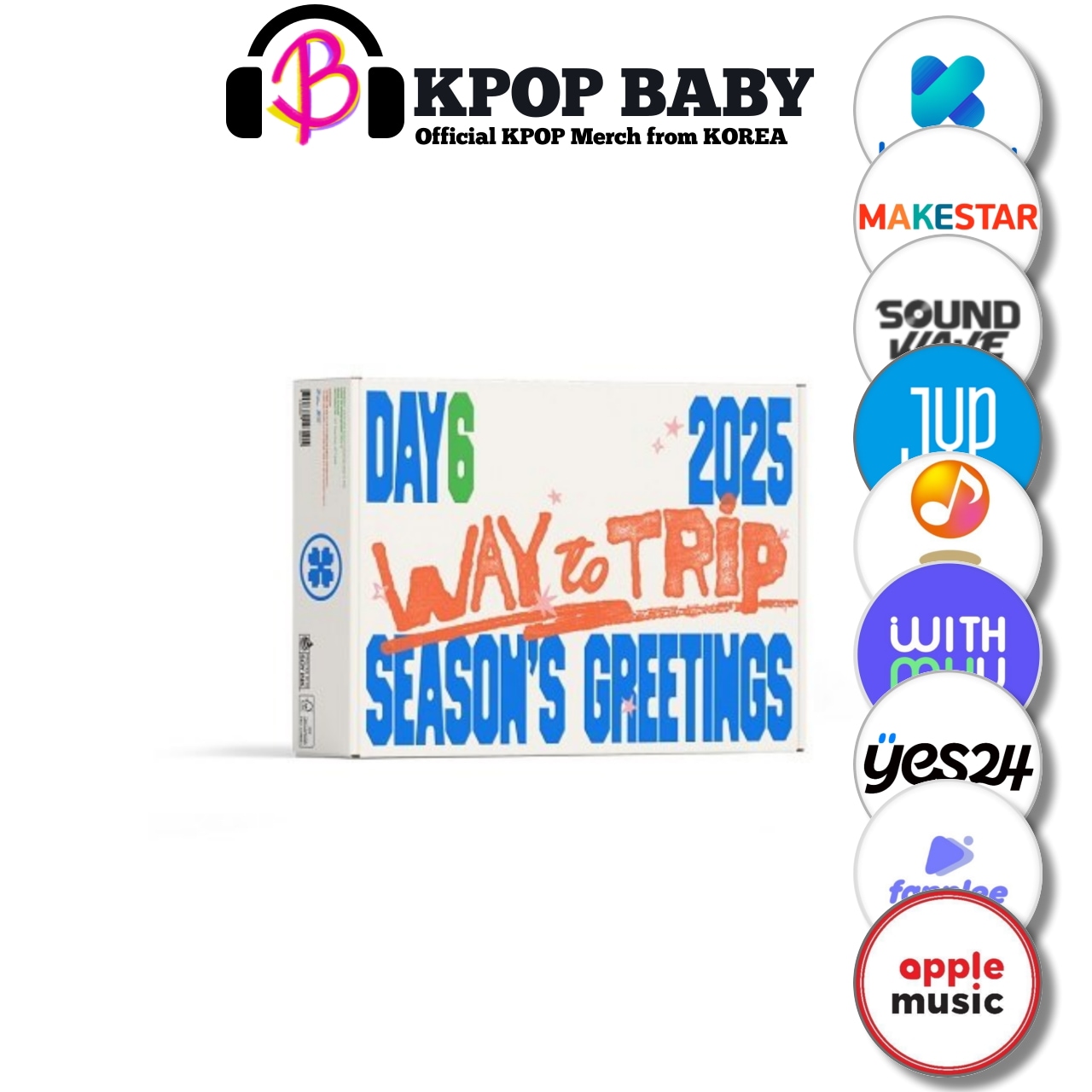 【オンライン特典】 DAY6 2025 JYP SEASON’S GREETINGS [Way to Trip] シーグリ シーズングリーティング 公式カレンダー デイシックス 5,051円