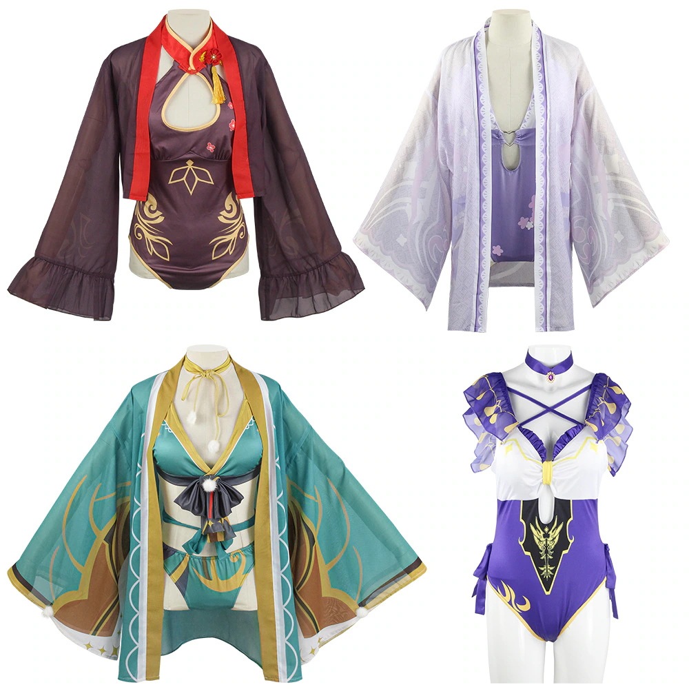 K957アニメcos服水着胡桃ヒナリサセクシー水着コスプレコスチューム
