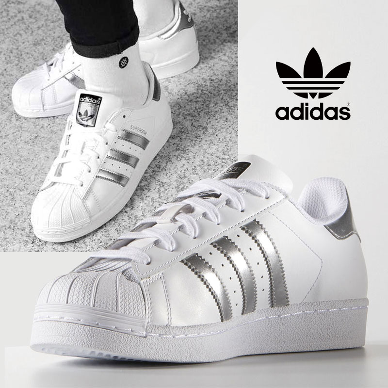 Adidas Originals Aq3091 Superstar アディダス アディダススニーカー スーパースター レディース メンズ スニーカー 韓国ファッション ホワイト シルバー カジュアル 在庫あり Tor Safety Com