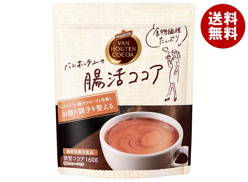 片岡物産 バンホーテンの腸活ココア 160g＊12個入＊(2ケース)