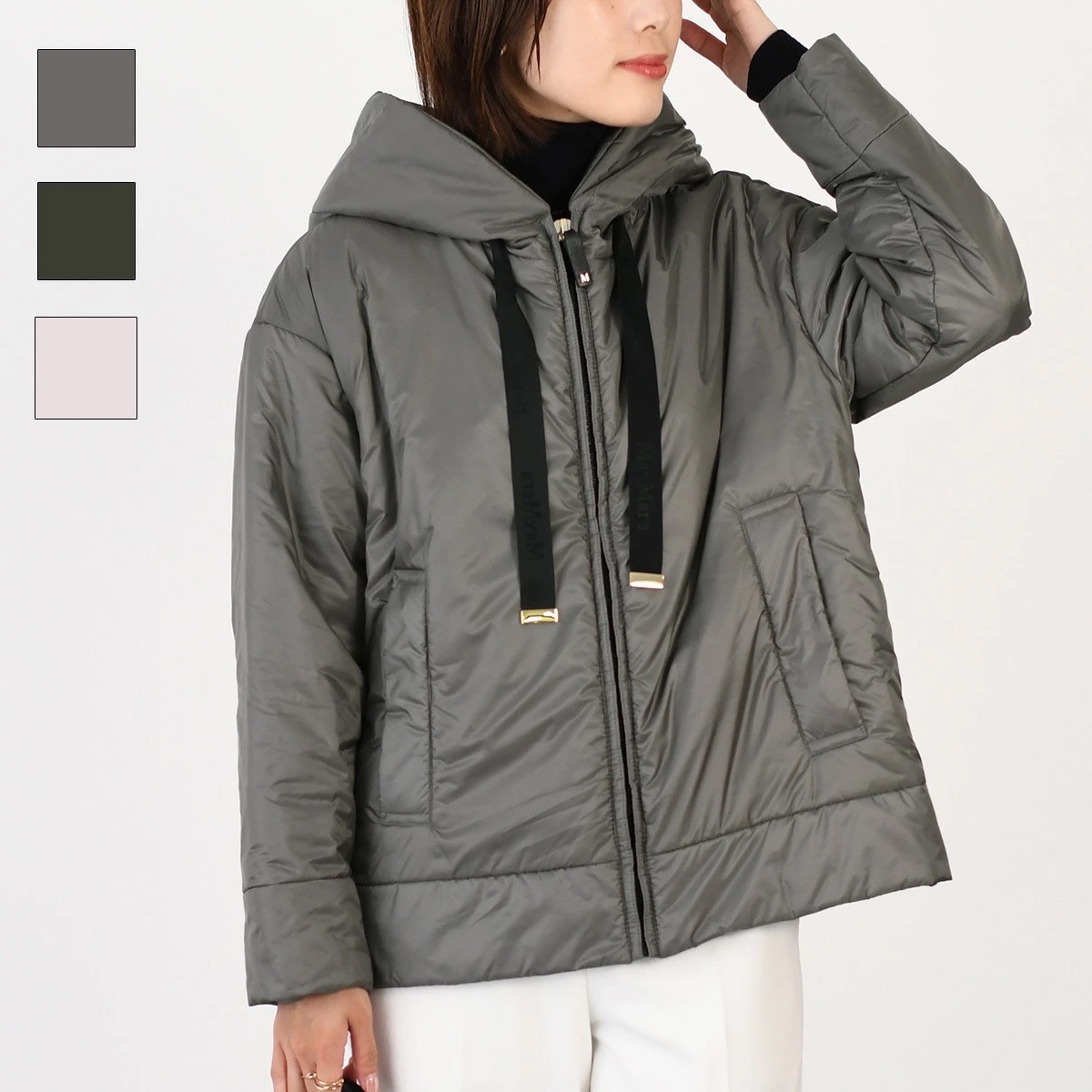 Max Mara The Cube マックスマーラ ザ キューブ アウター ダウンジャケット DARIA ダリア テクニカル キルティング ジャケット 2529486104 レディース グレー