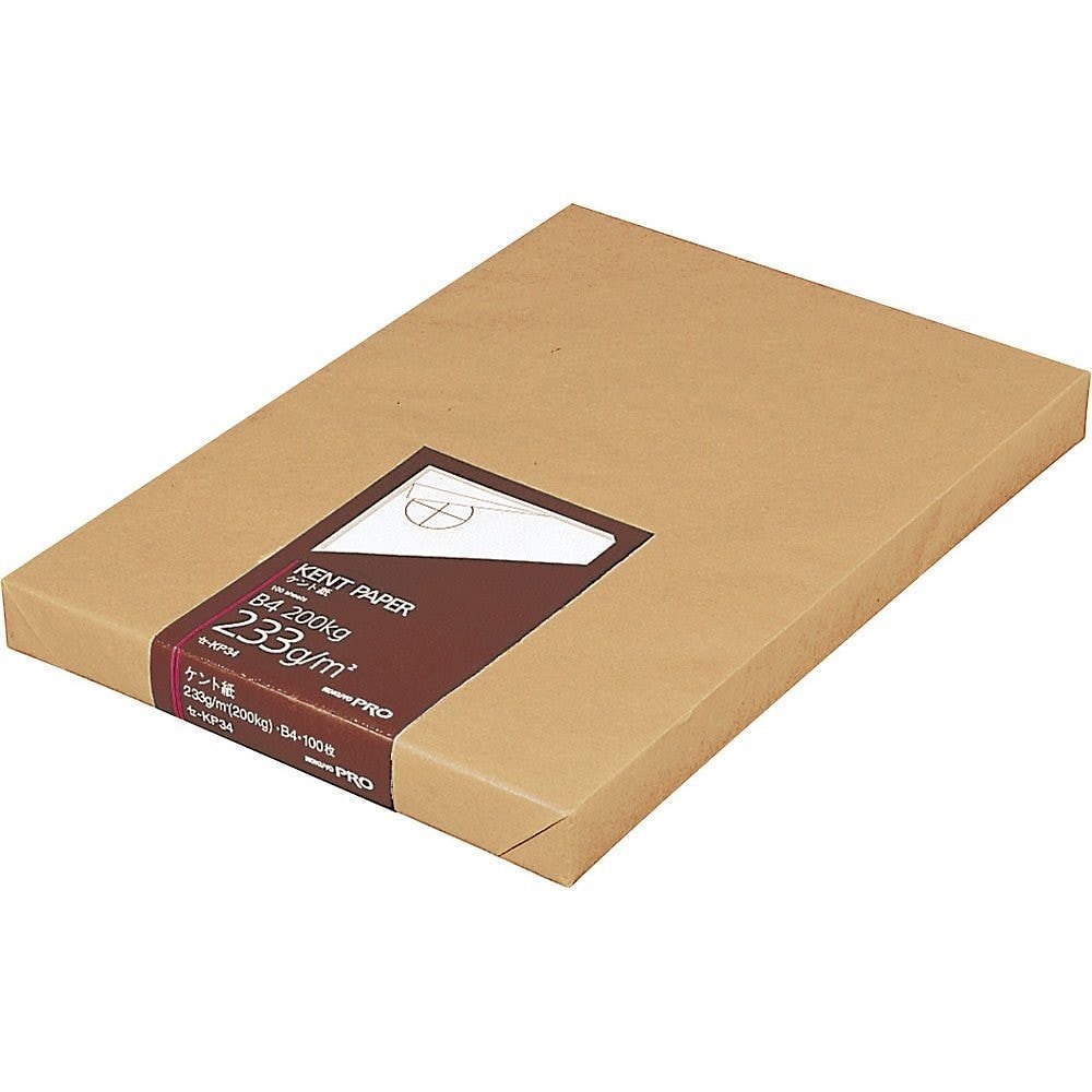 （まとめ買い）高級ケント紙 B4 100枚 紙厚233g セ-KP34 [x3]