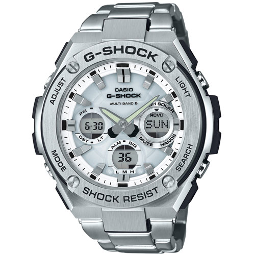 カシオ 【国内正規品】G-SHOCK（ジーショック）　G-STEEL ソーラー電波　メンズタイプ GST-W110D-7AJF