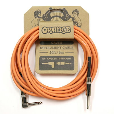 他サイト： Orange オレンジ 楽器用 シールド ケーブル 6m L字とストレートフォーン CA037の商品画像