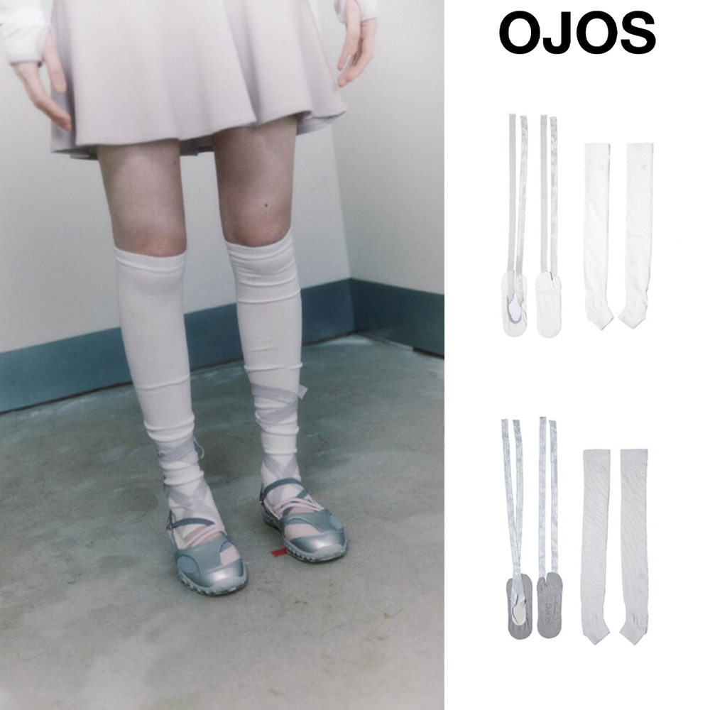 [OJOS] Layered Tabi Toe Socks