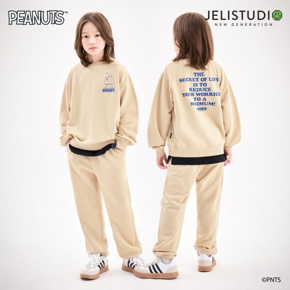 [Jelly Studio] スヌーピーベーシックトップ＆ボトムスーツ