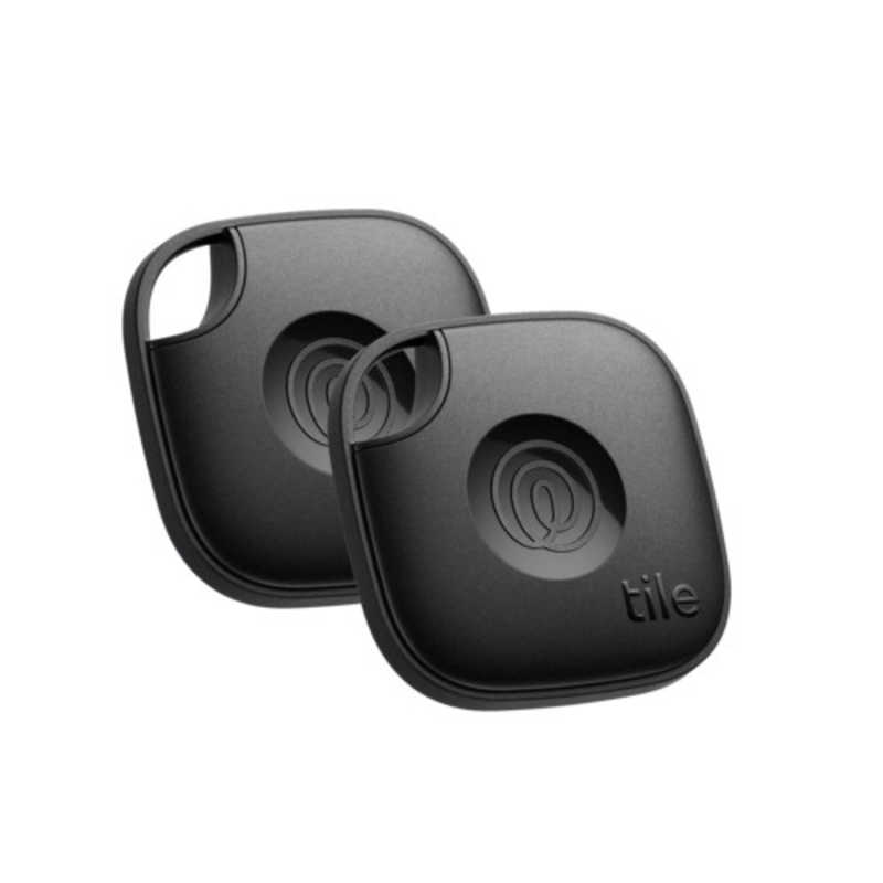 TILE　Life360 Tile Mate (2024) ブラック 2個パック/電池交換不可(最大約3年)　RE-60012-AP