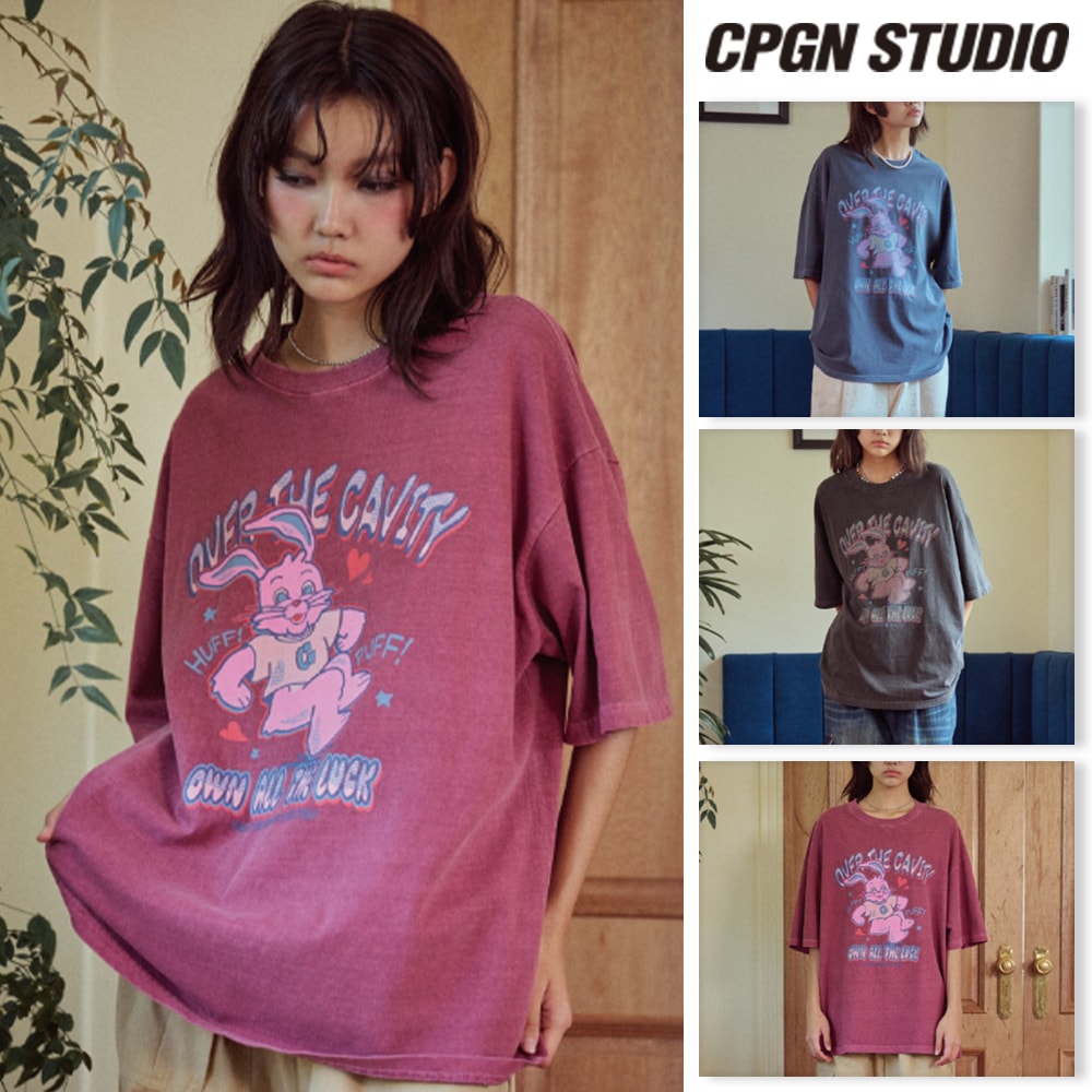 【CPGN STUDIO】 HUFF Hoppi Pigment Short Sleeve Tee