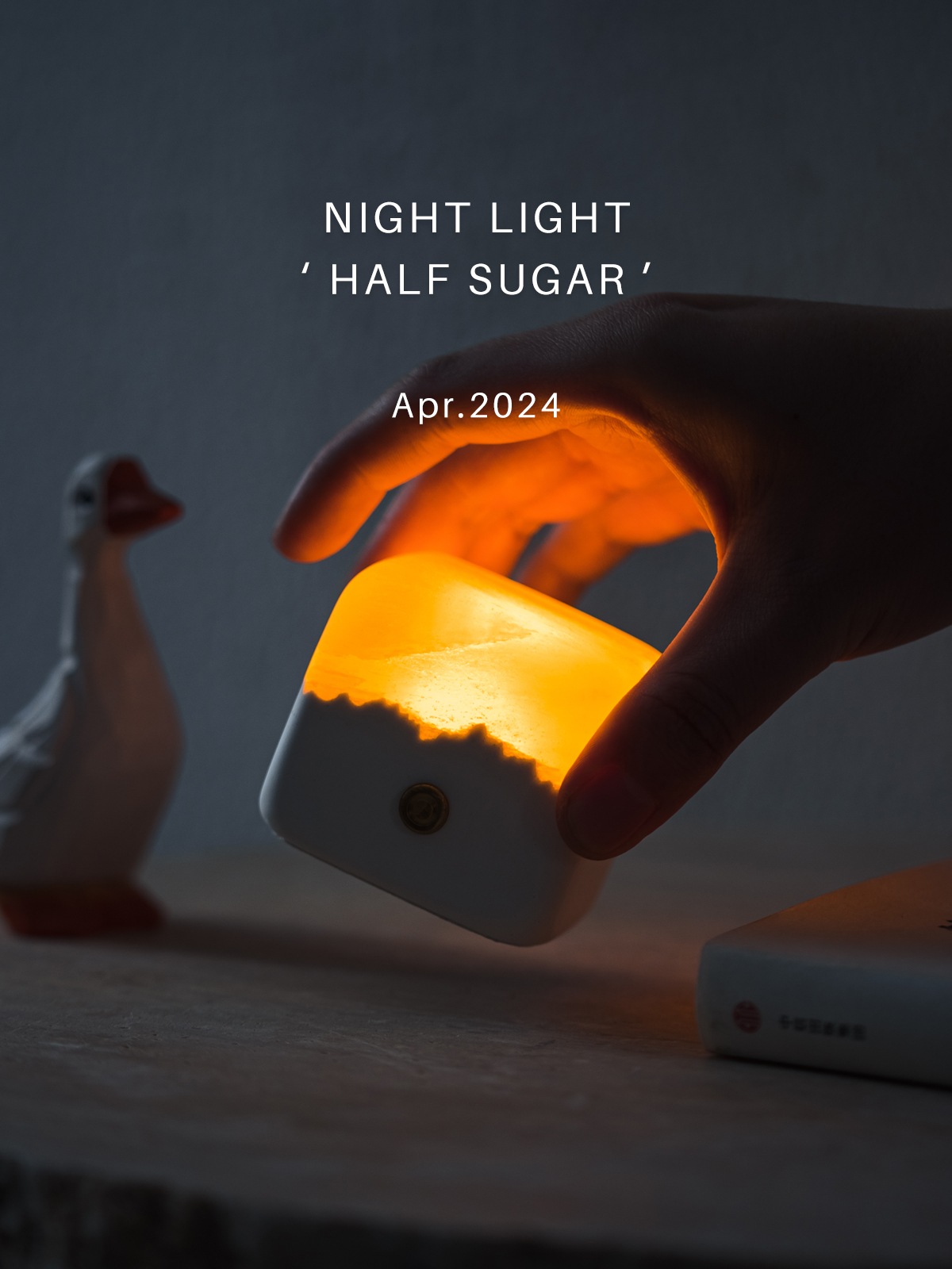 鉱石ナイトライトプチギフト寝室スリープランプベッドサイド雰囲気充電高外観