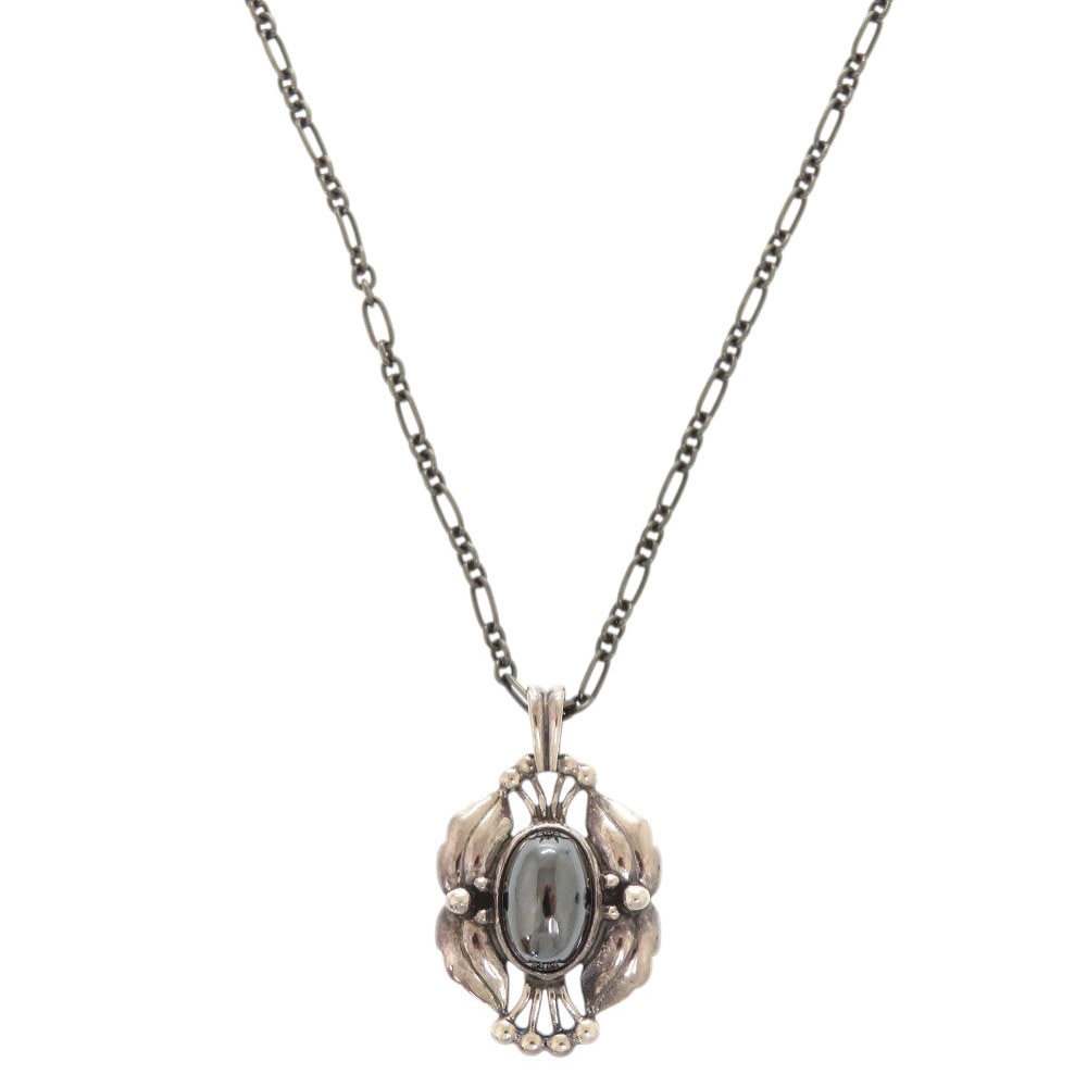 美品 ジョージジェンセン ヘリテージ 2000 イヤー ペンダント ネックレス シルバー925 シルバー 0955【中古】Georg Jensen レディース