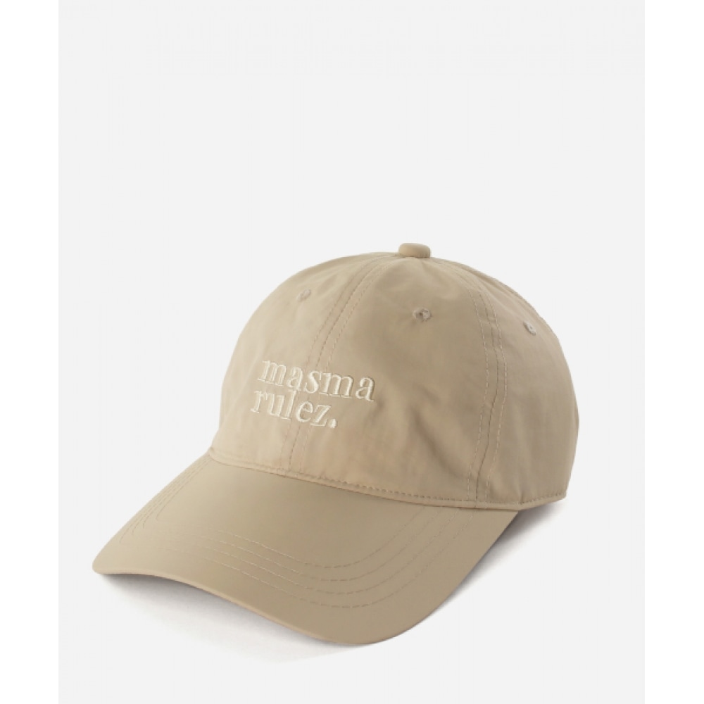 マスマルーレス MSMRZ ロゴボールキャップ-ベージュ