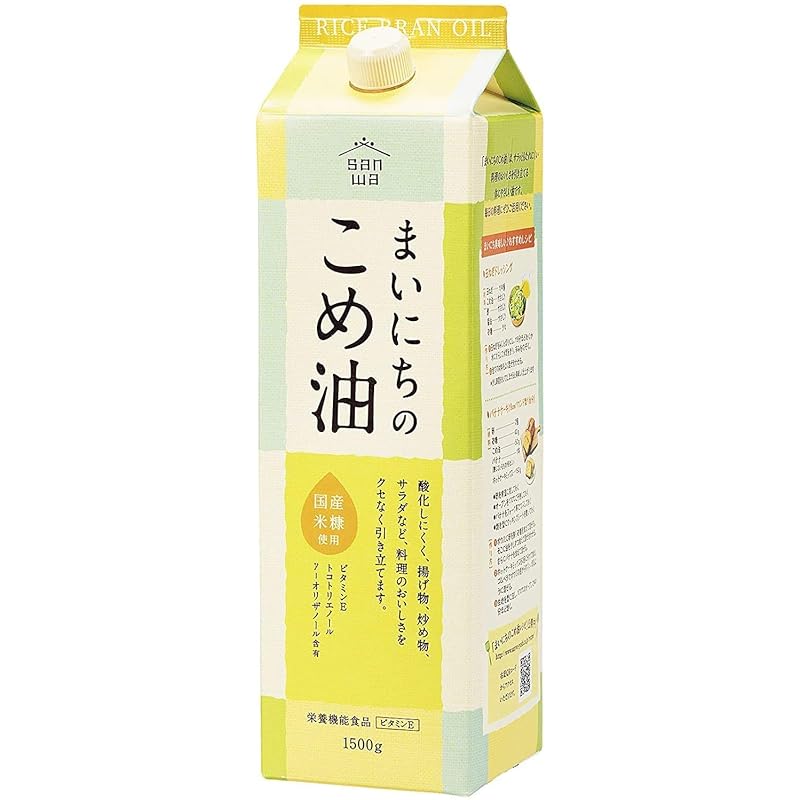 三和油脂 まいにちのこめ油 1500g 10本セット みづほ