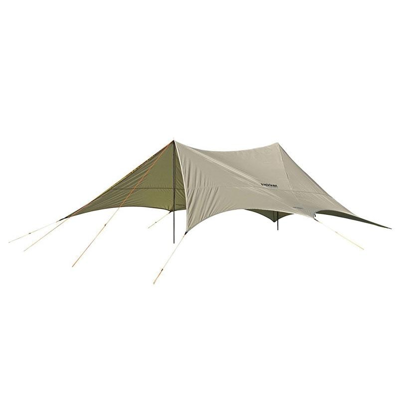 CAPTAIN STAG キャプテンスタッグ トレッカー フライタープセットUV カーキトレッキング キャンプ用品 タープ UA1090 UA1090