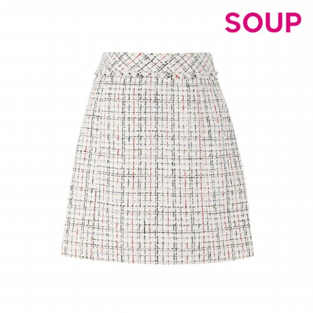 （フォレスト）チェックツイードAラインスカート（SY2SRM0）