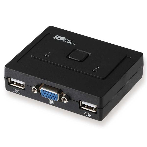 VGAパソコン切替器（2台用） RS-230U