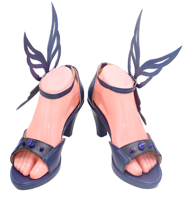 靴 コスプレ用 凝光 ぎょうこう 紗の幽蘭 原神 げんしん 変装用 下駄 シューズ 長靴 コスプレ クリスマス ハロウィン