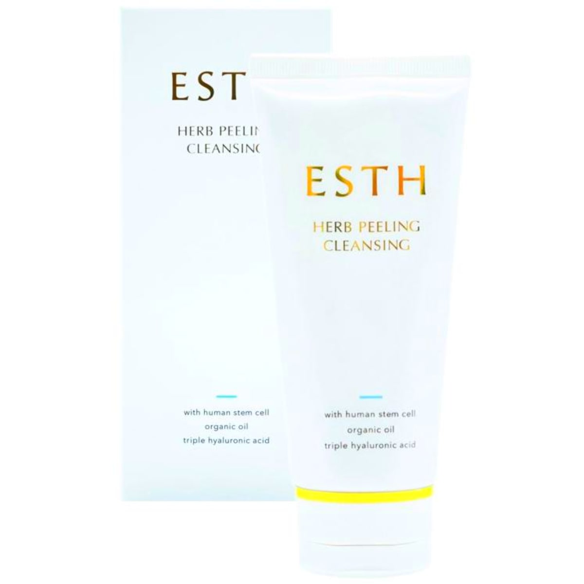 ESTH ハーブピーリングクレンジング 120g AHA 成分 配合 クレンジング 洗顔 美容液 など 1本5役 エステ級の クレンジング で 剥きたて 艶肌へ