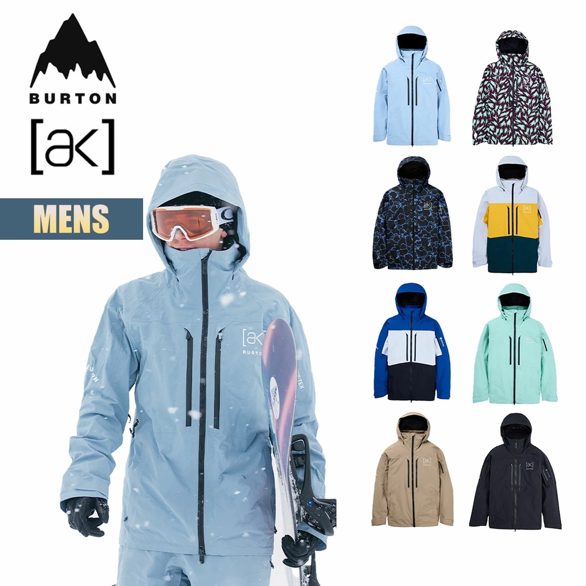 スノーボードウェア メンズ ジャケット 24-25 [ak] ゴアテックス スウォッシュ W25JP-100011 Mens [ak] GORE-TEX Swash Jacket