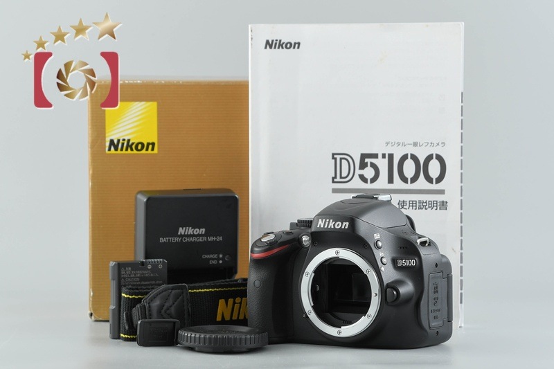 D5100 デジタル一眼レフカメラ シャッター回数僅少 元箱付き