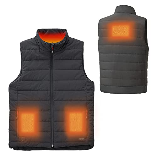 [アイリスオーヤマ] リバーシブルヒートベスト リバーシブルベスト 寒い季節を暖かく乗り越える2wayヒートベスト 速暖30秒ヒートウェア ブラック M