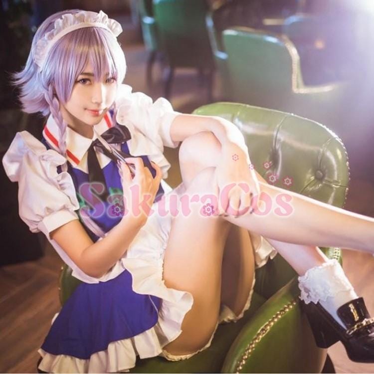 最安値挑戦 東方Project 十六夜咲夜 コスプレ衣装 ハロウィン 変装 仮装 コスチューム 大人 イベント アニメ クリスマス