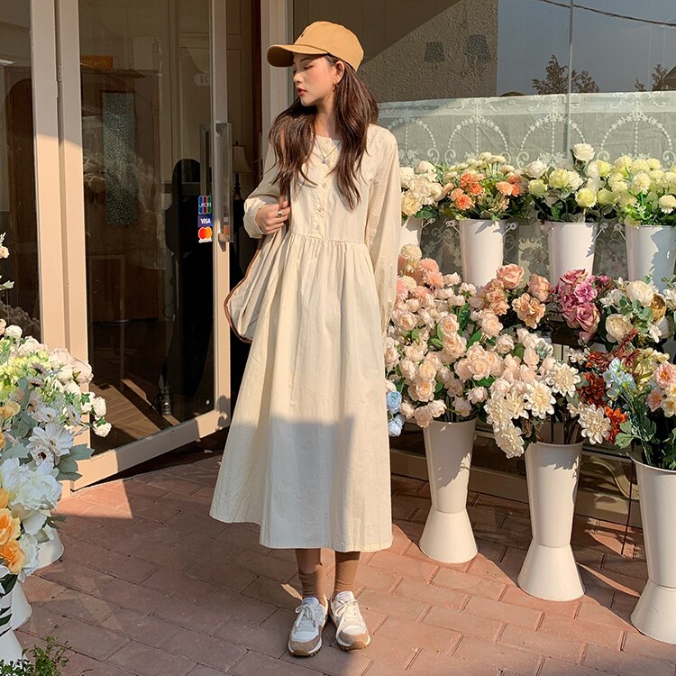 2色 ワンピース 半袖 春夏 きれいめ ロング aライン シャツワンピース aライン Aライン フレア ロング ロング丈 マキシ マキシ丈 9分丈 アンクル丈 ミディアム丈 ミドル丈 レギュラー丈 ボ