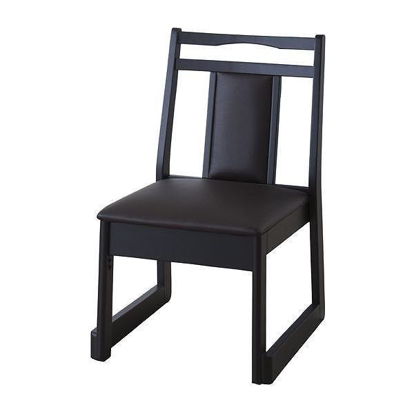 [仏事/法事/仏具/冠婚葬祭] お座敷チェア ダークブラウン BC-335DBR