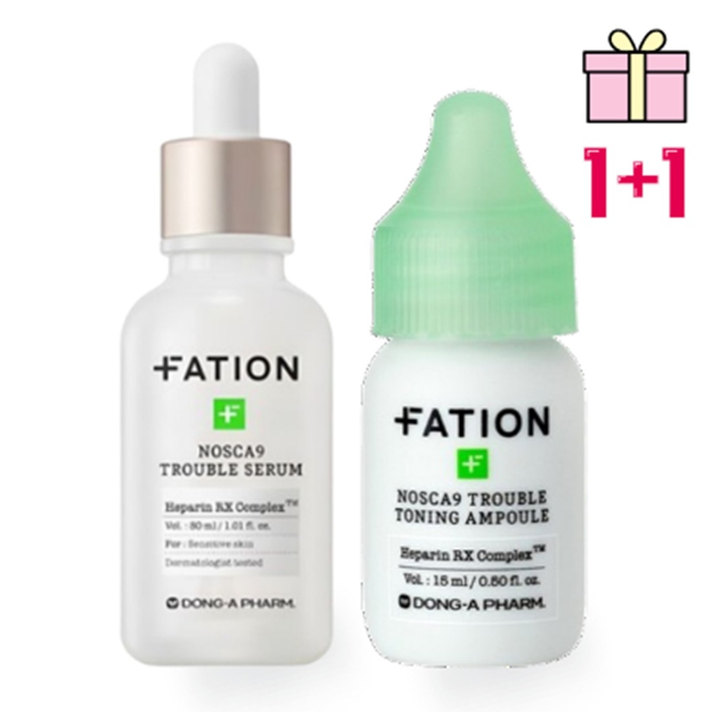 【韓国コスメ】[1 + 1] ノースカナイン トラブルセラム+跡アンプル 企画セット(30ml+15ml) /ニキビ肌セラム