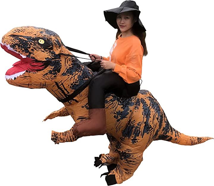 着ぐるみ コスチューム エアコスプレ 空気充填 恐竜 ティラノサウルス 150cm185cm