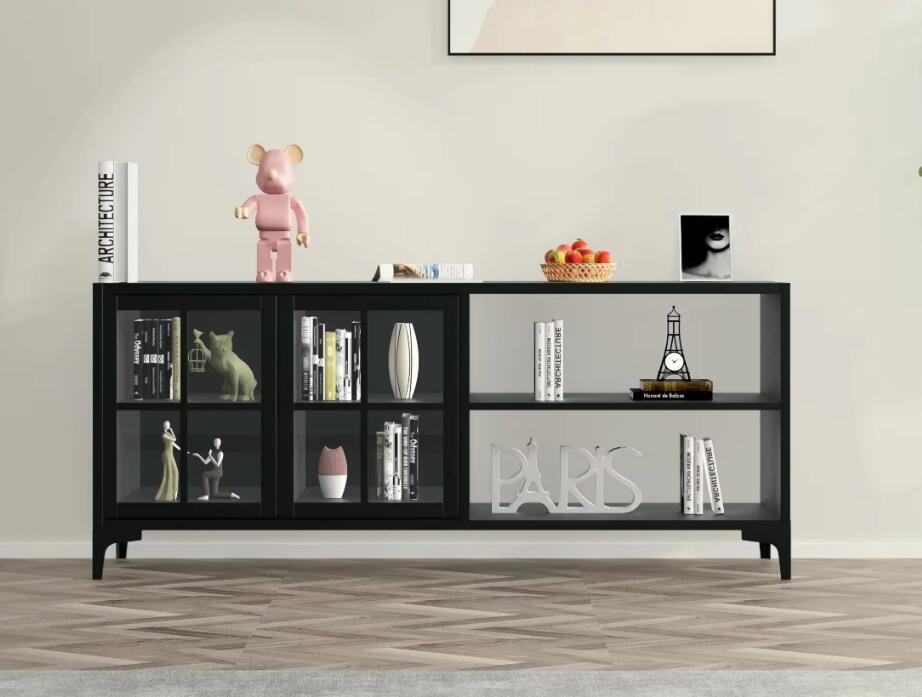 ホーム家具シンプルなテレビテーブルスタンド金属モダンなテレビキャビネットサイドボード