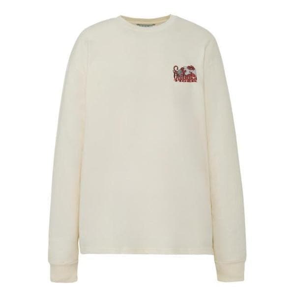 オニツカタイガー 長袖Tシャツ 2183B609 700 OFF WHITE DOM