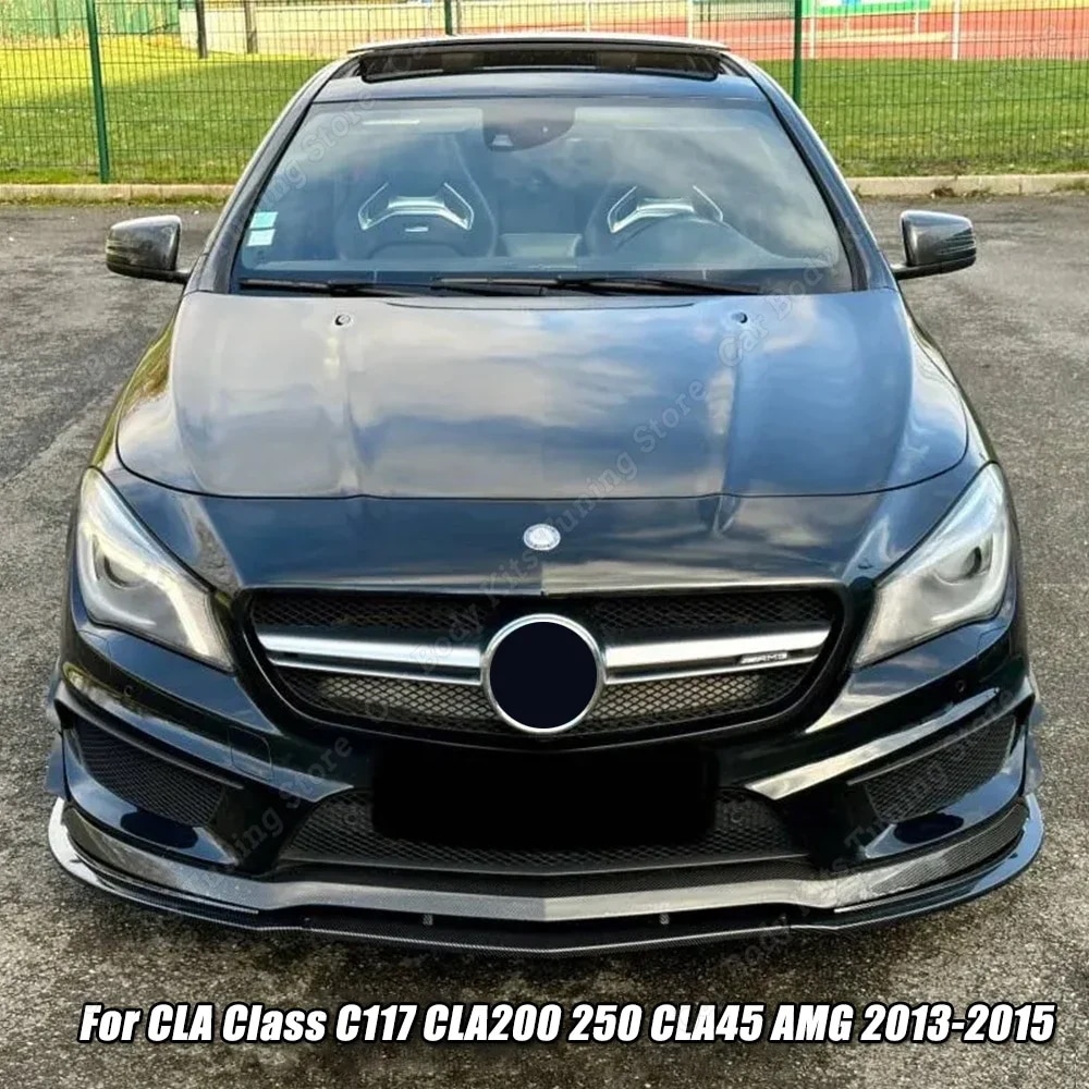 メルセデスベンツ用クローズドカースポイラー,Claクラス,フロントバンパー,キュメントディフューザー,C117,la200,250,2013,c45,amg,2015