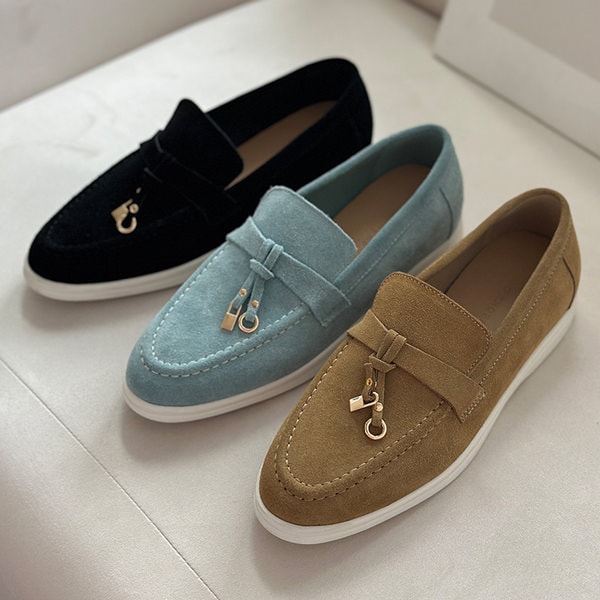 ローファー スリッポン 天然牛革 フラット レディース ローヒール 黒 青 ブラック ベージュ ブルー おじ靴 革靴 オックスフォード 歩きやすい 靴 婦人靴 韓国