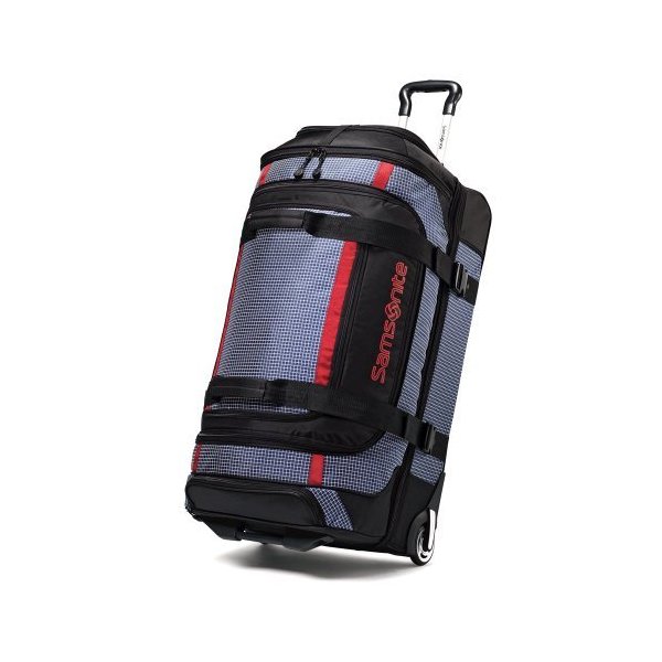 Samsonite Ripstop Wheeled Rolling Duffel Bag， Blue， 30 Inch 並行輸入品