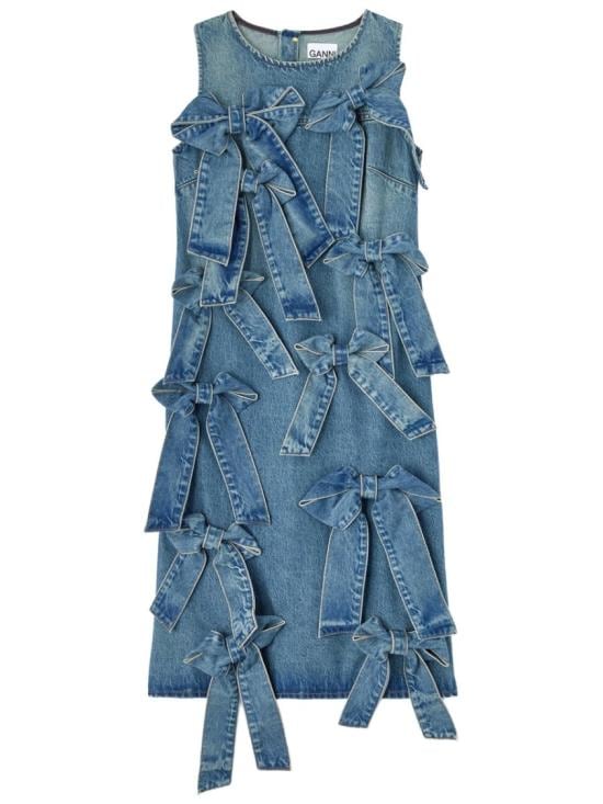 GANNI Women Dresses A1030213 567 Blue