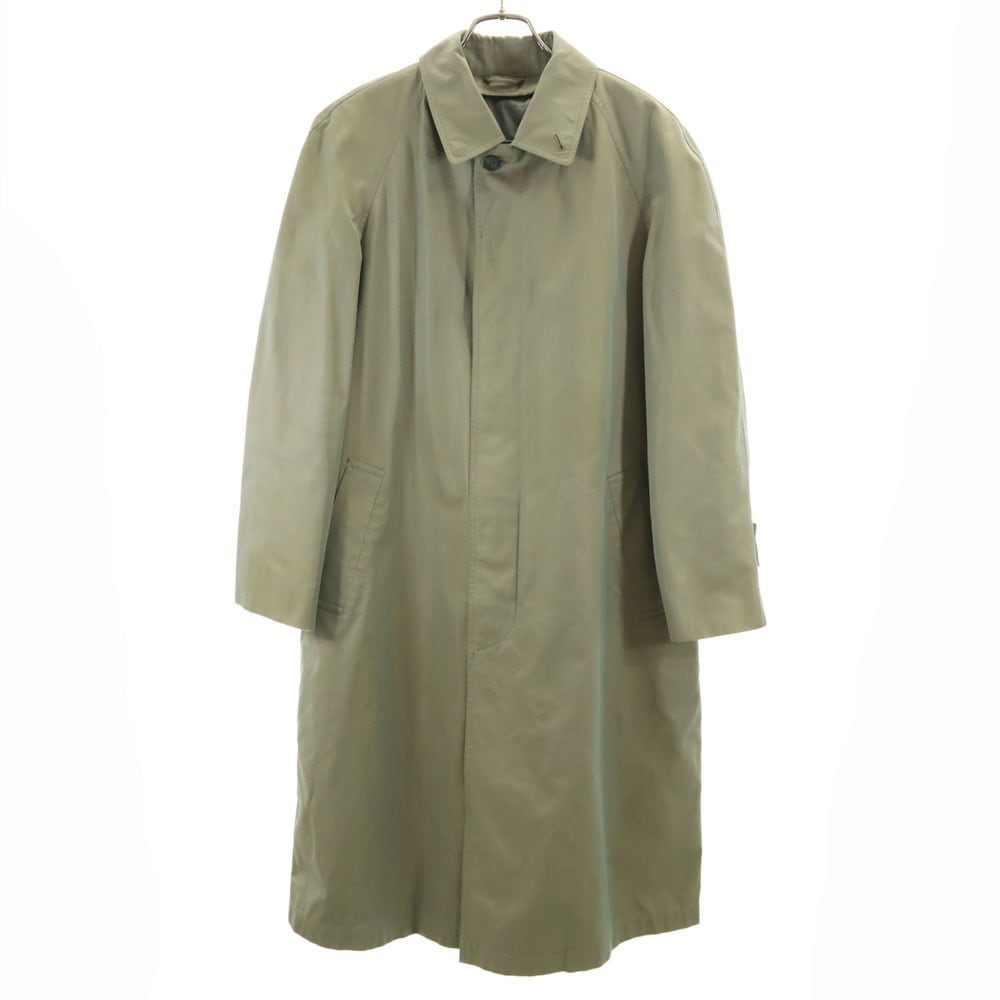 クリスチャンディオール ムッシュ 90s オールド ステンカラーコート M オリーブ系 Christian Dior MONSIEUR ライナー付き メンズ