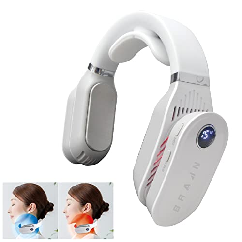 BR-781 ペルチェ素子 ネッククーラー&ヒーター(充電式) (ホワイト) 首元からひんやり ネック クーラー 冷却プレート 暑さ対策 冷感グ