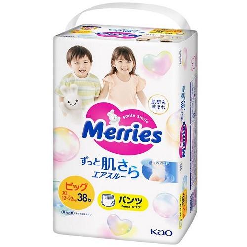メリーズ ずっと肌さらエアスルー パンツ ビッグサイズ 38枚入