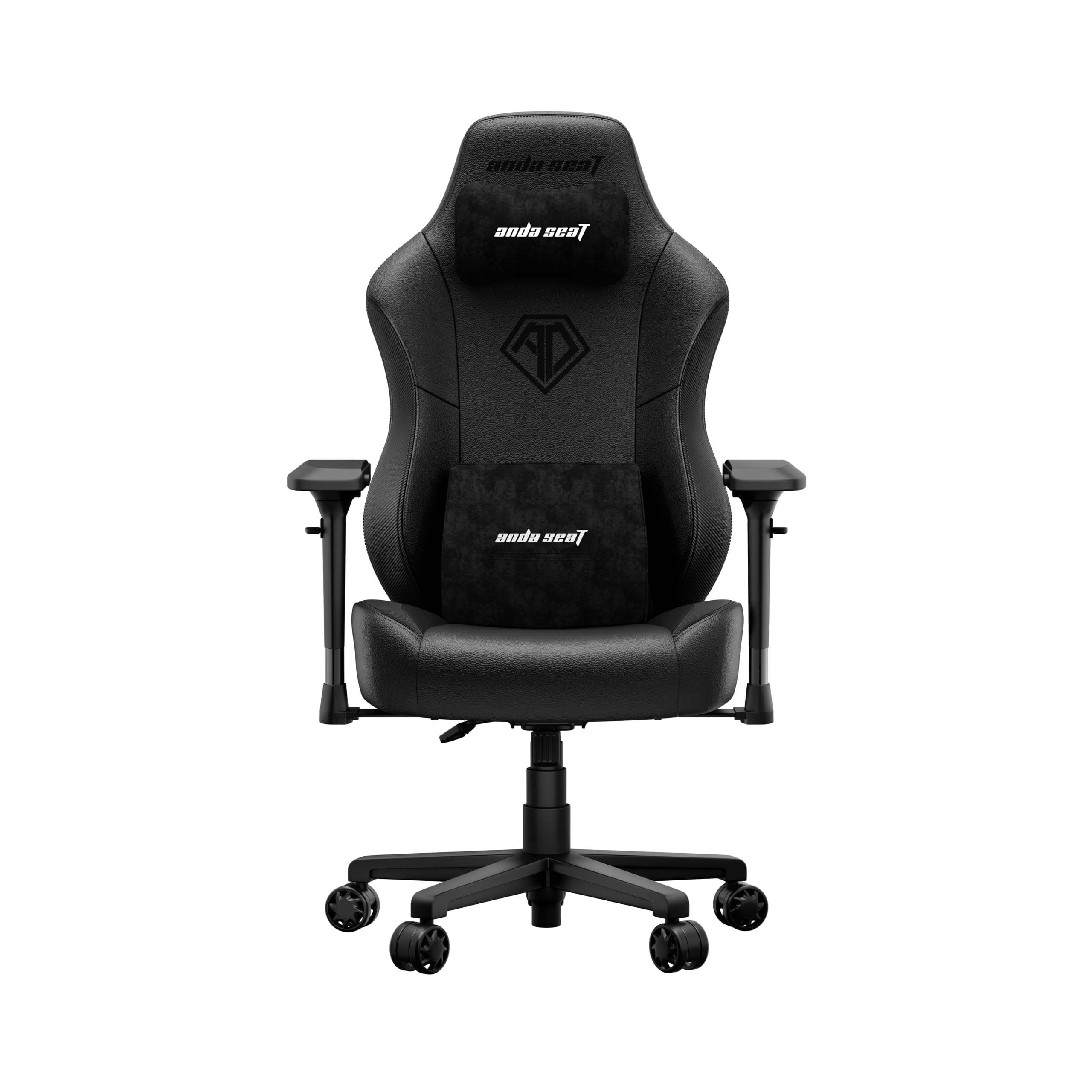 アームレスト ゲーミングチェア ブラック 黒 耐荷重150kg アンダシート ファントム3プロ オフィスチェア ワークチェア anda seat 24748